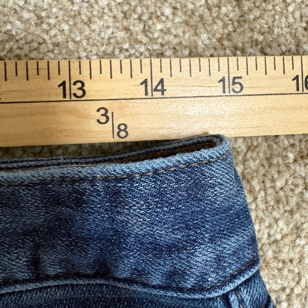 Gap Womens 27r Perfect Boot Blue Jeans Blue Mid Rise Bootcut Stretch Denim - Picture 5 of 7